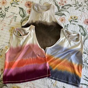 3 Athleta Crop Tops size small
